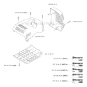 Cover Diagram and Parts List for 345R 2003-05 Husqvarna Brush Cutter