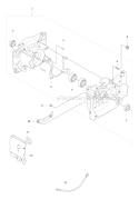 Crankcase Diagram and Parts List for 345R 2008-05 Husqvarna Brush Cutter