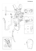 Harness (Trio Balance) Diagram and Parts List for 345R 2008-05 Husqvarna Brush Cutter