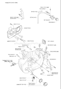 Part Location Diagram of 544334601 Husqvarna Crankcase Assembly