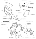 Page J Diagram and Parts List for 346XP 346 XP 1999-01 Husqvarna Chainsaw