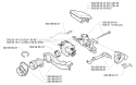 Page B Diagram and Parts List for 346XP 346 XP 1999-01 Husqvarna Chainsaw