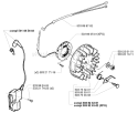 Page E Diagram and Parts List for 346XP 346 XP 1999-01 Husqvarna Chainsaw