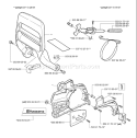 Page C Diagram and Parts List for 346XP 346 XP 2003-06 Husqvarna Chainsaw
