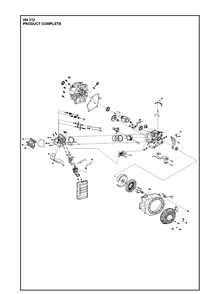 Product Complete Diagram and Parts List for 536296205 536296206 Husqvarna Engine