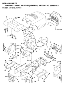 Part Location Diagram of 532147216 Husqvarna Panel