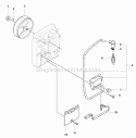 Harness Diagram and Parts List for 350BF 2009-03 Husqvarna Leaf Blower / Vacuum