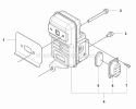 Ignition System Diagram and Parts List for 350BF 2009-03 Husqvarna Leaf Blower / Vacuum