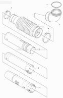 Starter Diagram and Parts List for 350BF 2009-03 Husqvarna Leaf Blower / Vacuum