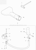 Accessories Diagram and Parts List for 350BT 2009-03 Husqvarna Leaf Blower / Vacuum