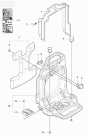 Frame Diagram and Parts List for 350BT 2009-03 Husqvarna Leaf Blower / Vacuum