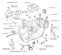 Page D Diagram and Parts List for 350 1998-02 Husqvarna Chainsaw