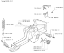 Page G Diagram and Parts List for 350 2001-09 Husqvarna Chainsaw