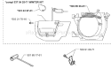 Page M Diagram and Parts List for 350EPA 350 EPA 1999-09 Husqvarna Chainsaw
