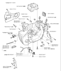 Page F Diagram and Parts List for 340 2004-03 Husqvarna Chainsaw