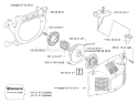 Part Location Diagram of 537423201 Husqvarna Starter Pulley