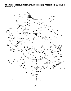 Mower Deck / Cutting Deck Diagram and Parts List for 2246LS (96043004300)(2008-01) Husqvarna Lawn Tractor