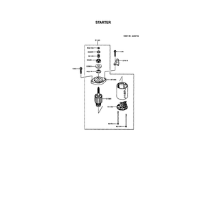 Engine >> Starter Diagram and Parts List for 917289580  Husqvarna Lawn Tractor