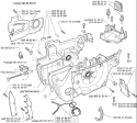 Page E Diagram and Parts List for 351EPA 351 EPA 1999-09 Husqvarna Chainsaw
