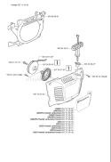 Page M Diagram and Parts List for 353 2004-03 Husqvarna Chainsaw