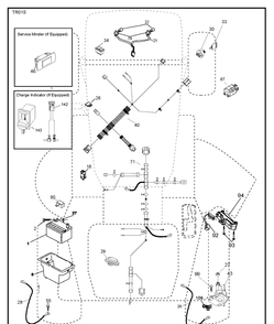 Electrical Diagram and Parts List for YTH1842-223810 2017-12 Husqvarna Lawn Tractor