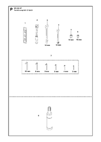 Tools Diagram and Parts List for WS482HF (00000001275 - 20134501536)(2012-07) Husqvarna Circular Saw