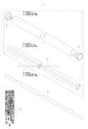 Shaft Diagram and Parts List for 355FRM 2008-07 Husqvarna Brush Cutter