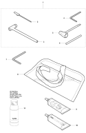 Accessories 1 Diagram and Parts List for 355FRM 2011-01 Husqvarna Brush Cutter