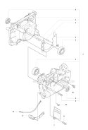 Crankcase Diagram and Parts List for 355FXT 2007-08 Husqvarna Brush Cutter
