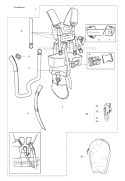 Harness (Trio Balance) Diagram and Parts List for 355FXT 2007-08 Husqvarna Brush Cutter