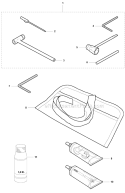 Accessories 1 Diagram and Parts List for 355FXT 2011-01 Husqvarna Brush Cutter