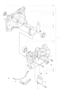 Crankcase Diagram and Parts List for 355FX 2007-08 Husqvarna Brush Cutter