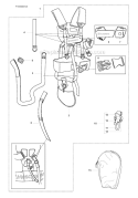 Harness (Trio Balance) Diagram and Parts List for 355FX 2007-08 Husqvarna Brush Cutter