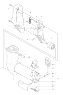 Tower Diagram and Parts List for 355FX 2007-08 Husqvarna Brush Cutter