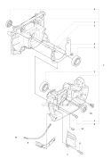 Crankcase Diagram and Parts List for 355RX 2007-08 Husqvarna Brush Cutter