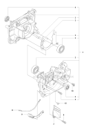 Crankcase Diagram and Parts List for 355RX 2011-01 Husqvarna Brush Cutter
