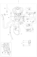 Harness Diagram and Parts List for 355RX 2011-01 Husqvarna Brush Cutter