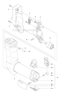 Suspension Diagram and Parts List for 355RX 2011-01 Husqvarna Brush Cutter