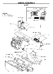 Engine Diagram and Parts List for BZ34C (968999316)(2006-04) Husqvarna Lawn Tractor