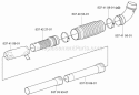 Housing Diagram and Parts List for 356BT X-Series - 2004-10 Husqvarna Leaf Blower / Vacuum
