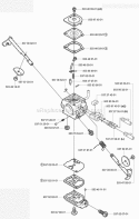 Carburetor Details Diagram and Parts List for 356BT X-Series - 2004-10 Husqvarna Leaf Blower / Vacuum