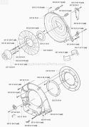 Fan Diagram and Parts List for 356BT X-Series - 2004-10 Husqvarna Leaf Blower / Vacuum