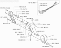 Fuel Tank Starter  Air Filter Diagram and Parts List for 356BT X-Series - 2004-10 Husqvarna Leaf Blower / Vacuum