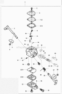 Carburetor Details Diagram and Parts List for 356BF X-Series - 2009-07 Husqvarna Leaf Blower / Vacuum