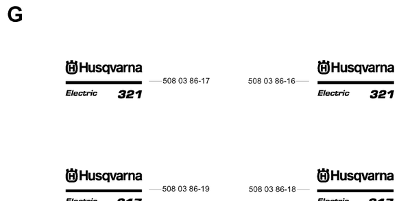 Part Location Diagram of 508038617 Husqvarna Decal