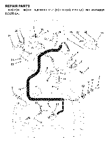 Electrical Diagram and Parts List for LR121 (HCLR120A, 954140001)(1996-08) Husqvarna Lawn Tractor