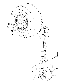 Wheels & tires Diagram and Parts List for 967271501-00  Husqvarna Lawn Mower