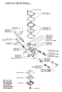 Page B Diagram and Parts List for 359 2001-01 Husqvarna Chainsaw