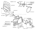 Page C Diagram and Parts List for 357 2001-01 Husqvarna Chainsaw