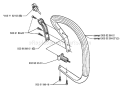 Page G Diagram and Parts List for 357 2001-01 Husqvarna Chainsaw